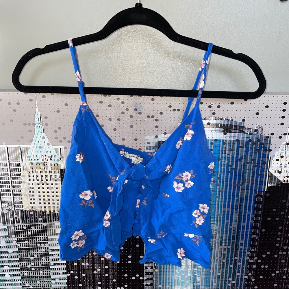 3 for $20//NWOT Blue Crop Tank Top